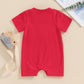 Fybitbo 4Th Of July Baby Boy Girl Outfit Usa Flag Jumpsuit Short Sleeve Romper Newborn Fourth Of July Onesie Clothes (My First 4