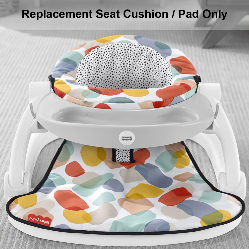 Replacement Part For Fisher-Price Deluxe Sit-Me-Up Floor Seat - Gkh29 - Replacement Seat Cushion - Pad