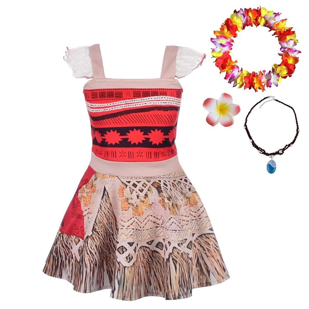 Dressy Daisy Little Girls Dresses Princess Costume Adventure Outfit with Accessories Fancy Party Dress Size 6X-8