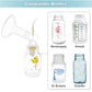 Nenesupply Pump Parts with 17mm Flanges Compatible with Medela Pump in Style Breastpump Not Original Medela Pump Parts Include C