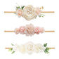 Bfnaagirl Baby Girl Headbands Nylon Flower Elastic Hairbands 3Pcs Hair Accessories Gift For Newborn Infant Toddlers (Ym2)