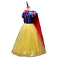 Dressy Daisy Little Girls' Princess Costume With Cape And Accessories Fancy Dresses Up Halloween Party Size 6-7