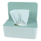 Diaper Wipes Dispenser, Tissue Storage Box Case, Wet Wipe Dispenser Holder With Lid For Home, Office, Cars (Green)