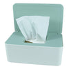 Diaper Wipes Dispenser, Tissue Storage Box Case, Wet Wipe Dispenser Holder With Lid For Home, Office, Cars (Green)