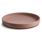 mushie Classic Silicone Suction Plate | BPA-Free Non-Slip Design (Cloudy Mauve)
