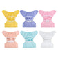 babygoal Cloth Diaper Covers 6 Pack with Wet Bag for Fitted Diapers and Prefolds with Double Gussets, Adjustable and Reusable fo