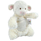 Bahbah The Lamb Baby Soft Toy with Organic Rubber Teether Head - 5.9 inch Infant Comfort Plush with Gentle Rattle | Eco-Friendly