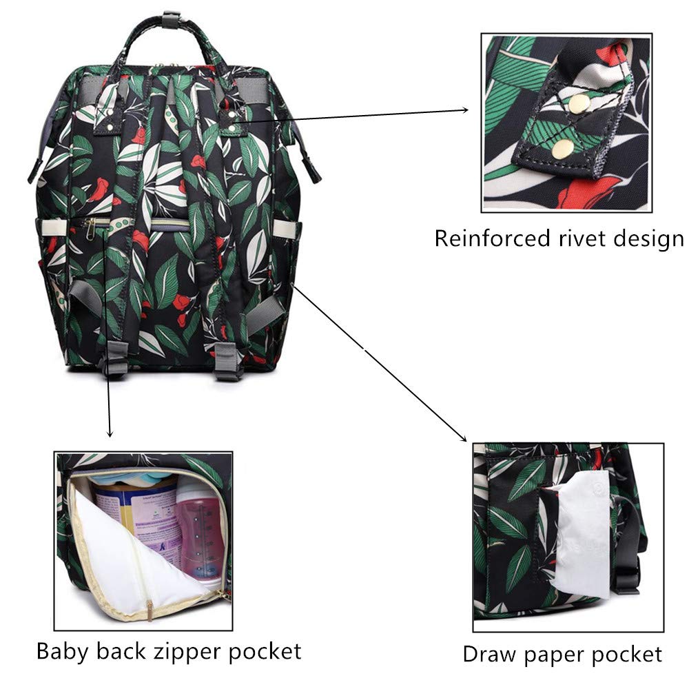 Armbq Camo Diaper Bag Backpack Multi-Function Diaper Bag For Baby Care Essentials Waterproof Travel Baby Bag For Mom Dad