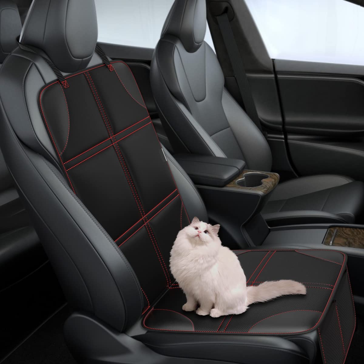 Meolsaek Car Seat Protector, Non-Slip Backing Will Not Leave Imprint, Waterproof Thicker Car Seat Cover For Suv, Sedan, Truck, L