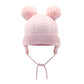 Duoyeree Baby Beanie With Pom-Pom Ears Newborn Earflap Hat For Toddler Boys Girls