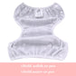 Babygoal Baby Girl And Boy Swim Diapers, Reusable Adjustable Washable One Size Fits 0-8M Baby Gifts And Swimming Lessons 3 Pack
