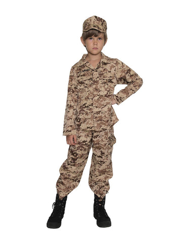 Army Costume For Kids Soldier Costume Military Costumes For Boys-Ldesert-M