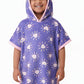 Filly and Colt Kids Double Layer Hooded Poncho | Unisex Pullover Towel Dress | Inner 100% Cotton Jacquard, Outer Velour Fabric |