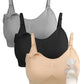 4How Pumping Bra Hands Free Maternity Bra For Breastfeeding Pump And Nurse Bra In One Comfort Smooth,Great Support,Wireless Bral