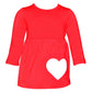 Unique Baby Girls Valentine'S Day Double Hearts Legging Set (9/Xxxl, Red)