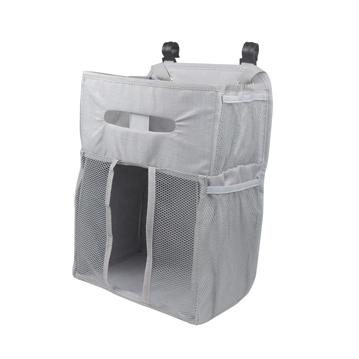 Enakshi (LABEL) Creations Bedside Storage Bag Essentials Bag Hanging Storage Bag for Newborn Baby Wall Gray