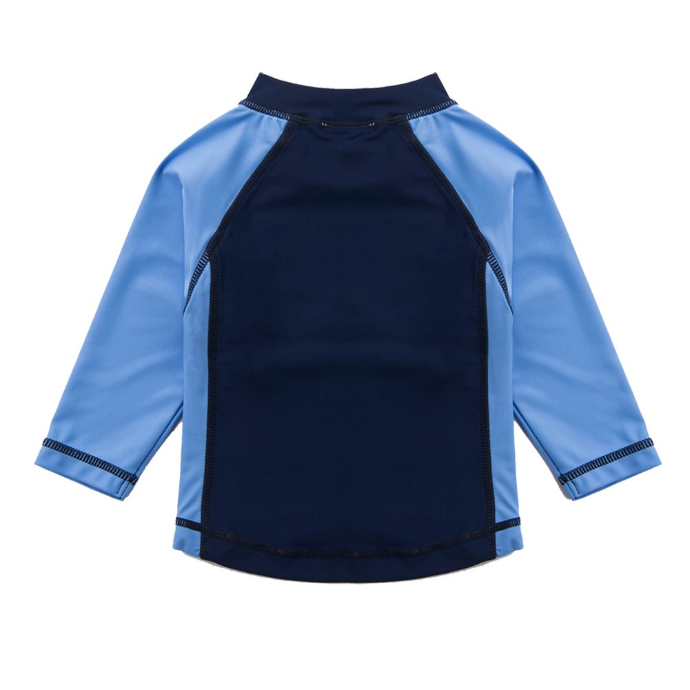 Wishere Baby Beach Swim Swimsuit Sun Protective Sunsuit Rash Guard Dark Blue