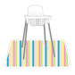 Bapronbaby Rainbow Stripes Splash Mat - Waterproof Catch-All For Under High Chairs, Floors, Tables, Playtime Or Arts & Crafts -