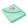 Aakriti Newborn Antipilling Hooded Baby Blanket Wrapper for Winter ||Blanket for Baby Boys and Baby Girls Pack of 1 (Green)