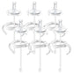 Straw Sippy Cup Conversion Kit for Philips Avent Natural Baby Bottles, Soft top and Weighted Transition Cup Kit with Handles, Pa