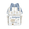 Personalized Diaper Bag Backpack for Women, Custom Name Nursing Mommy Daypack, Diaper Bag for Girls Boys, New Mom Gifts (Hot Air