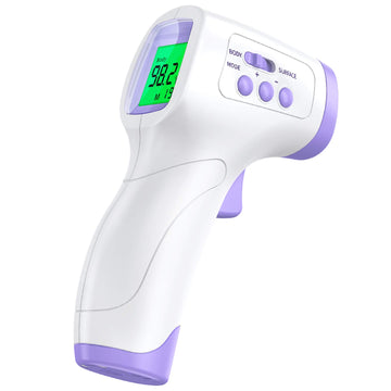 Thermometer For Baby And Adults, Kkmier No Touch Forehead Thermometer, Digital Thermometer With Fever Alarm, 2S Accurate Instant