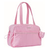 Gobabymart Large Diaper Bag Tote With Changing Pad, Maternity Baby Travel Nappy Bags With Wet Pocket, Hospital Bag (Pink)