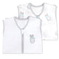 TILLYOU Sleep Sack 0-6 Months - 0.5 TOG Baby Wearable Blanket with 2-Way Zipper, Extra Soft Cotton Sleeveless Sleeping sack 2 Pa