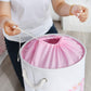 INough Baby Basket Pink Hamper Large Kids Hamper Baby Laundry Hampers for Nursery Girl, Girls Laundry Baskets for Kids, Dirty Cl