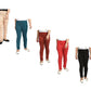 Girls Cotton Stylish Printed Slim Fit Leggings Pants (Pack of 5) Multicolor260