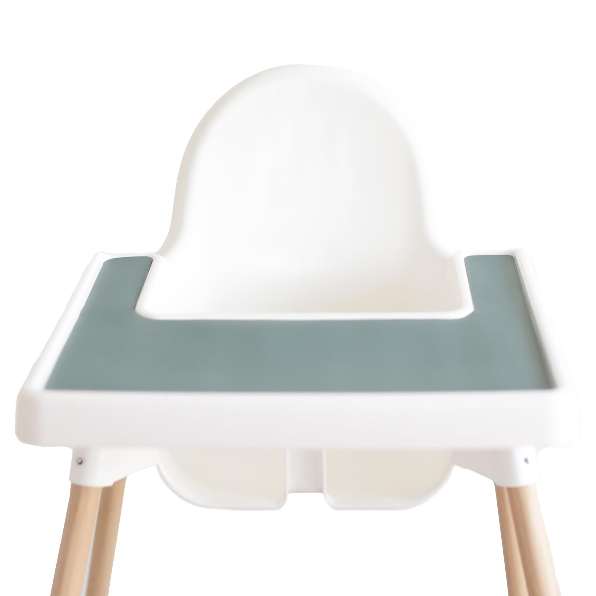 Yeah Baby Goods Placemats Compatible W/Antilop High Chair (Faded Jade) - Slip-Resistant & Food-Grade Silicone High Chair Mat - E