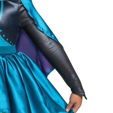 Anna Costume For Girls, Official Queen Anna Frozen 2 Tutu Dress For Toddlers, Classic Size Medium (3T-4T) Multicolored