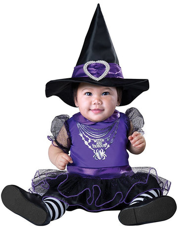 Incharacter Costumes Baby Girls' Witch And Famous, Black/Purple, Small
