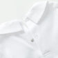 Pureborn Baby Boys Baptism Romper Organic Cotton Long Sleeve Christening Jumpsuit For Infant Boy Baptism Outfit White 6-9 Months