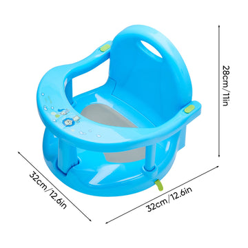 Foldable Baby Bathtub Seat,Non-Slip Infants Baby Bath Chair For Bathtub,Cute Shape Baby Shower Chairs For Tub Sitting Up, Surrou