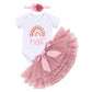 Ibtom Castle Half Birthday Outfit Baby Girl, Half Way To One Baby Girl Outfit, Boho Rainbow 1St Birthday First Trip Around The S