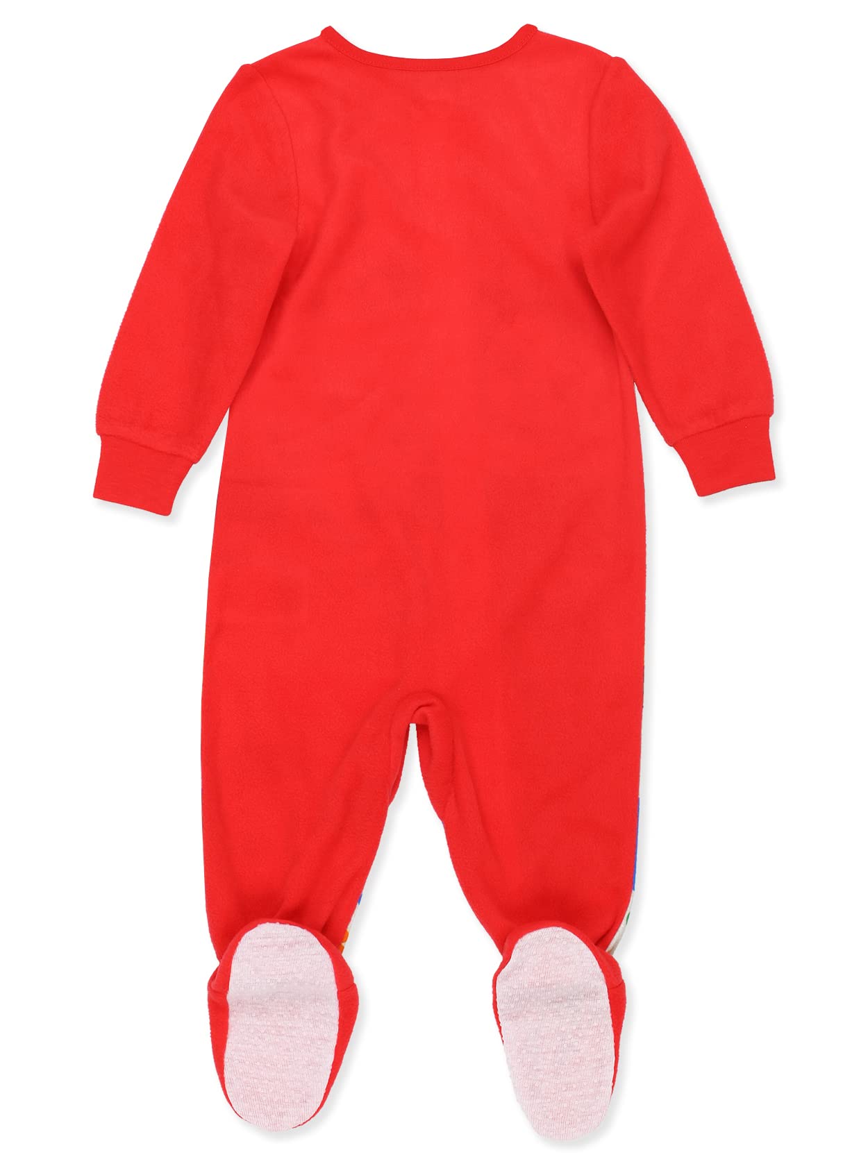 Cocomelon Toddler Infant Footed Blanket Sleeper Pajamas (2T, Red)