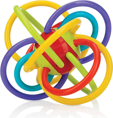 Funblast Loops Teething Ring Teether Rings With Rattle Sound Toys For New Born Baby, Silicone Rings Loop Teether For Baby, Infan