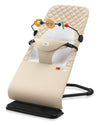 Baby Bouncer, Bouncer Seat for Babies 0-12 Months,Ergonomic Baby Seat Breathable and Comfortable Cushion with 3-Height Adjustmen