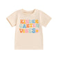 Toddler Baby Girl Back To School Outfit Kindergarten Pre K First Grade Short Sleeve T-Shirt First Day Of School Tops (Kindergart