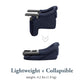 Inglesina Fast Table Chair - Navy + Fast Dining Tray - Portable High Chair For Baby & Toddlers, Infant 6-36 Months - Fits Tables