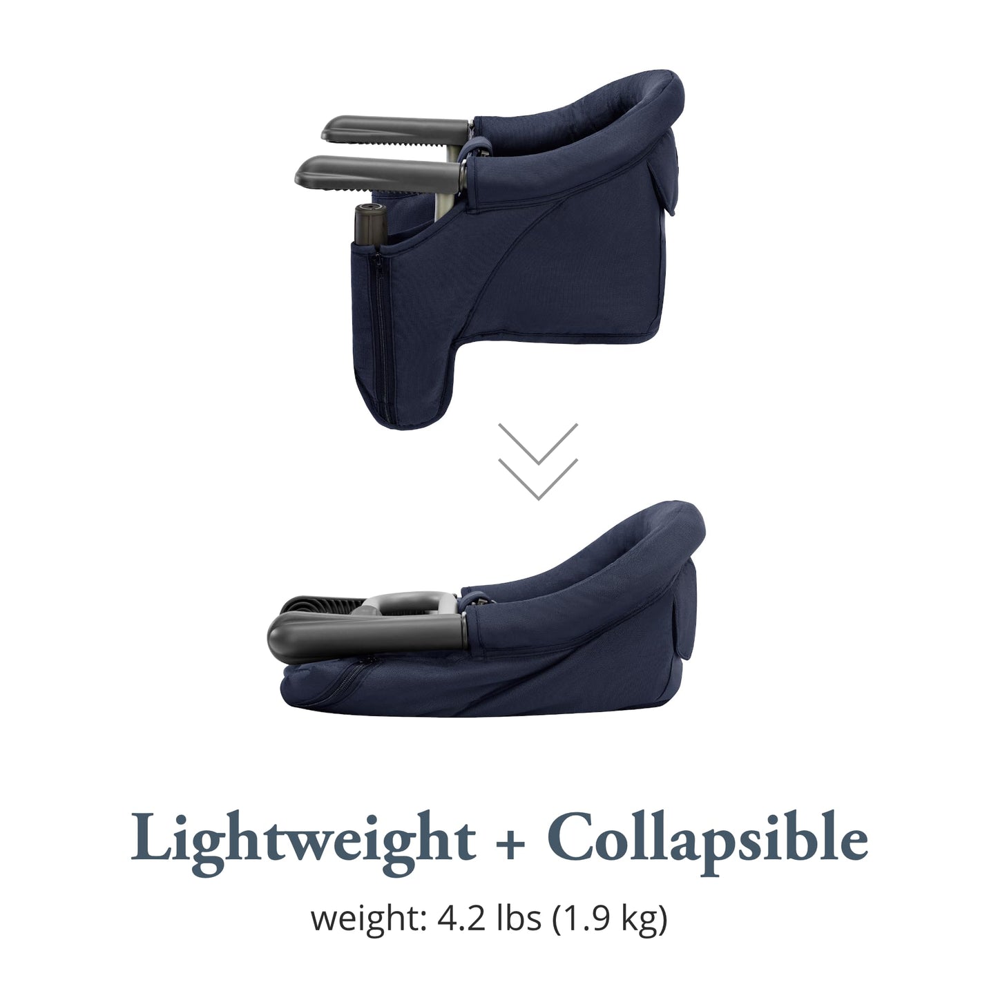 Inglesina Fast Table Chair - Navy + Fast Dining Tray - Portable High Chair For Baby & Toddlers, Infant 6-36 Months - Fits Tables