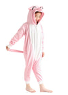 Cutebrush Kids Pink Pig Animal Pajamas For Girls Anime Cosplay Costume 5T