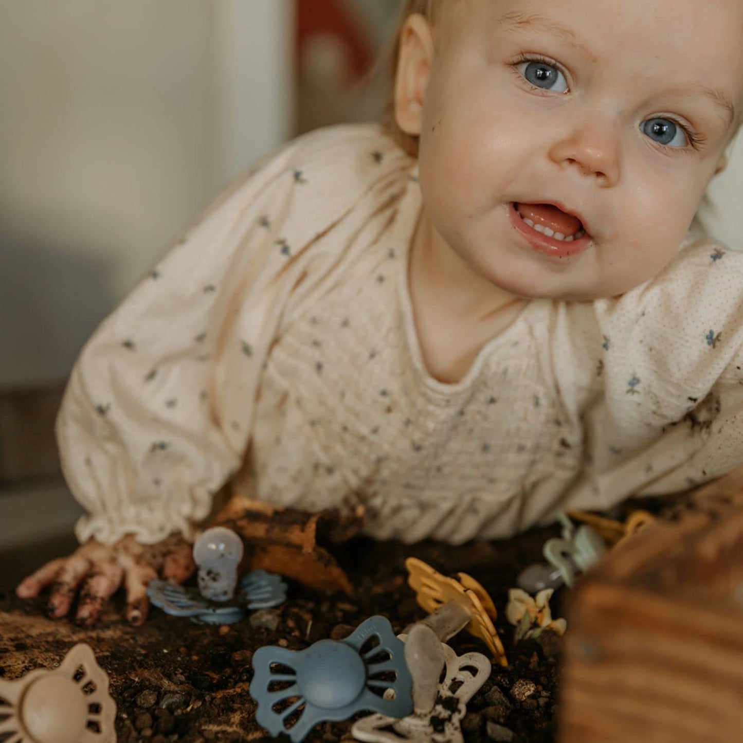 Frigg Butterfly Anatomical Silkysoft Silicone Baby Pacifier | Made In Denmark | Bpa-Free (Sage/Great Gray 0-6 Months)