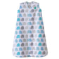 HALO SleepSack, Micro-Fleece Wearable Blanket, Swaddle Transition Sleeping Bag, TOG 1.0, Elephant Texture, Medium, 6-12 Months