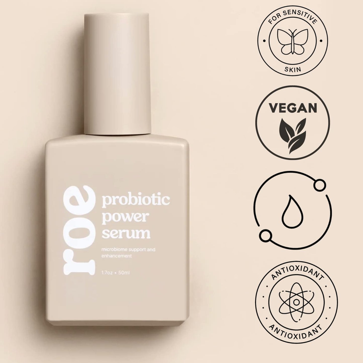 Roe Wellness- Baby Serum Skincare Probiotic Protection | Hydrating, Soothing, Clean Ingredients & Safe For All Skin Babies, Infa