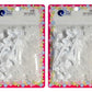 New Tara Self Hinge Hair Barrettes for Girls, 40pc Count (WHITE AND CLEAR)