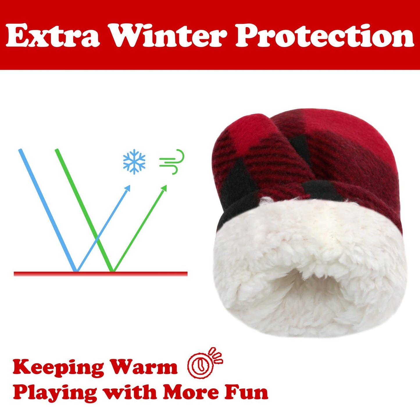 Sarfel Toddler Gloves Toddler Mittens For Toddler Boys Girls Baby Mittens 12-18 Months Toddler Winter Gloves Toddler Boy Gloves