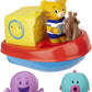 Daniel Tigers Neighborhood Baby Bath Tub Toy Daniels Bathtub Voyage Adventure, 6 Piece Set - Perfect for Baby/Toddler Boys and