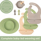 Upward Baby Led Weaning Supplies, Silicone Baby Feeding Set, Baby Feeding Essentials, Baby Led Weaning Set, Baby Eating Essentia